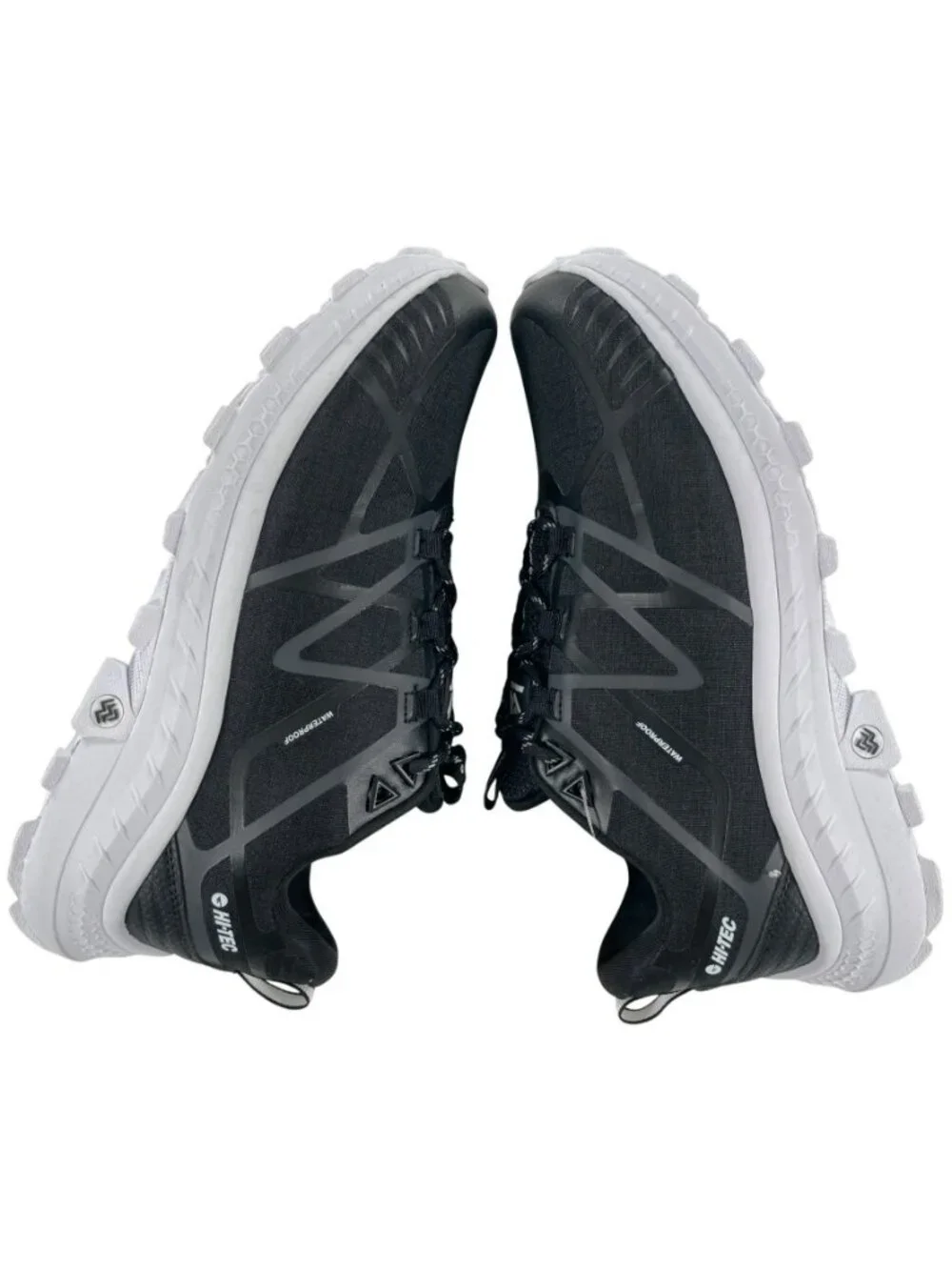Hi-Tec AWW Mauna Hiker WP Black/White Waterproof Hiking Shoes Women's Sz 10 NEW